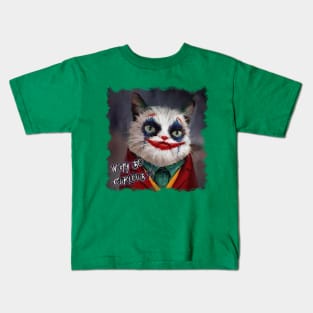 OG CLOWN CAT PARODY - Why So Curious? Kids T-Shirt